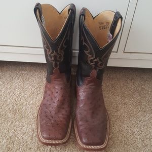 Beautiful ostrich quill boots